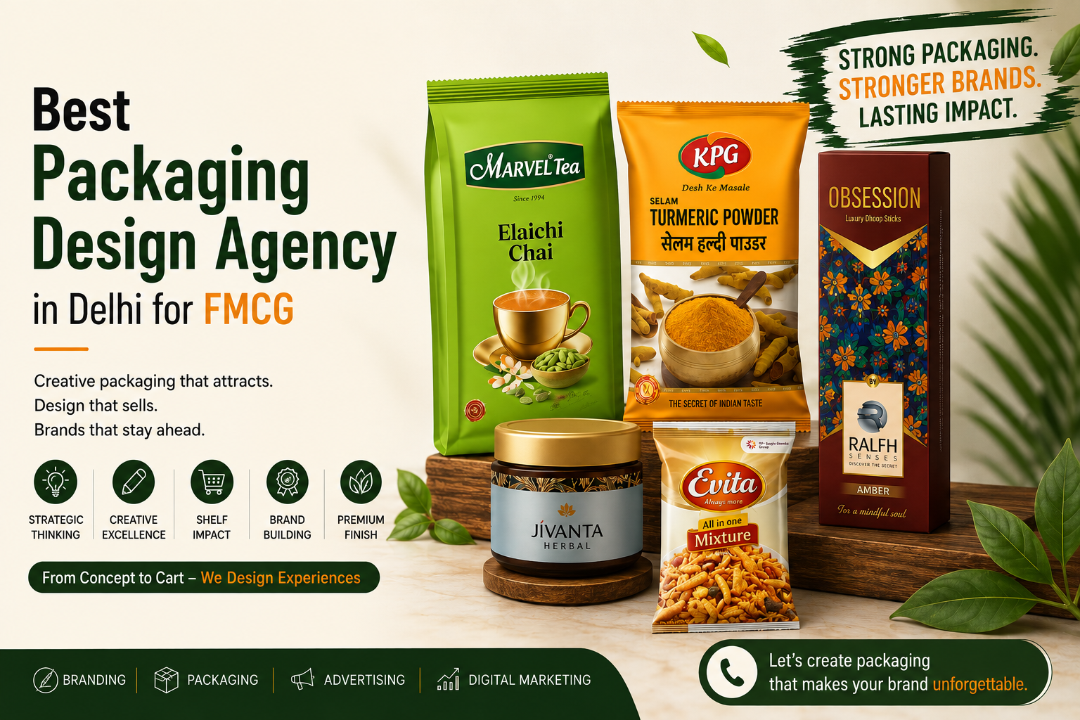 Best Packaging Design Agency in Delhi for FMCG